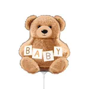 14 inch (35 cm) Grabo Air-filled Baby Teddy Bear folie ballon