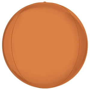 15 inch (38 cm) Grabo Globe Satin Caramel folie ballon