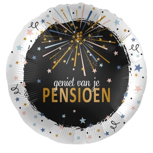 17 inch (43 cm) Premioloon Geniet Van Je Pensioen folie ballon