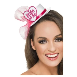 Bride to be hoedje roze