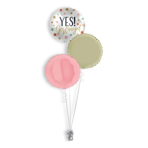 Folieballonboeket Yes! Geslaagd (#1200-DUT)
