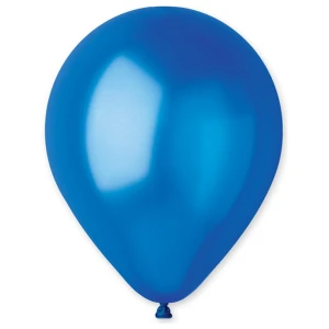 GM120 (33 cm) Gemar metallic Blue latex ballonnen