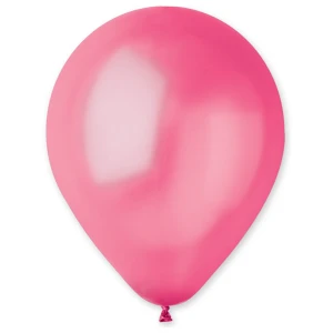 GM120 (33 cm) Gemar metallic Fuchsia latex ballonnen