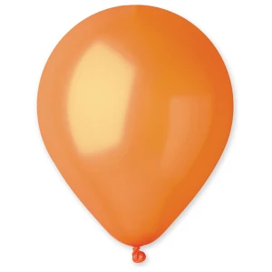 GM120 (33 cm) Gemar metallic Orange latex ballonnen