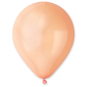 GM120 (33 cm) Gemar metallic Peach latex ballonnen