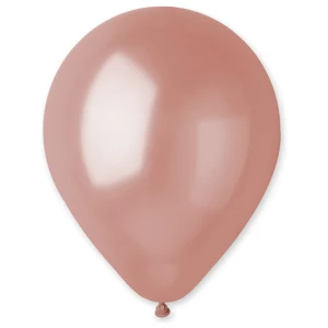GM120 (33 cm) Gemar metallic Rose Gold latex ballonnen
