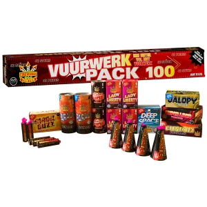 Wolff Vuurwerk CAT-1 vuurwerk pakket 'Vuurwerkpack 100'
