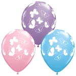 11 Inch (28 cm) Qualatex Beautiful Butterflies ballonnen