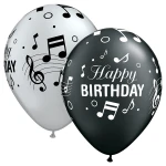 11 inch (28 cm) Qualatex Birthday Musical ballonnen