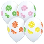 11 Inch (28 cm) Qualatex Colorful Fruit Slices ballonnen