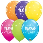 11 Inch (28 cm) Qualatex New Year Sparkle Confetti ballonnen