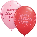 11 inch (28 cm) Qualatex Valentine's Little Hearts ballonnen