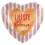 17 inch (43 cm) Premioloon Liefste Oma Ter Wereld folie ballon