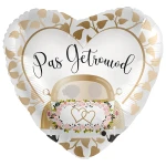 17 inch (43 cm) Premioloon Pas Getrouwd folie ballon
