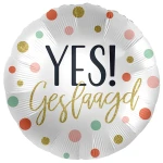 17 inch (43 cm) Premioloon Yes! Geslaagd folie ballon