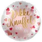 17 Inch (46 cm) Premioloon Dikke Knuffel Voor Jou folie ballon