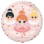 18 inch (45 cm) De Ballonnerie Ballerina folie ballon