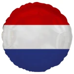 18 inch (45 cm) De Ballonnerie Netherlands Flag folie ballon