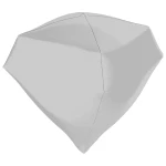 18 inch (45 cm) Grabo Gem Satin folie ballonnen