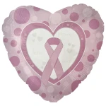18 Inch (46 cm) CTI Promise, Hope, Cure Breast Cancer folie ballon