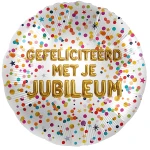 18 Inch (46 cm) De Ballonnerie Number Confetti folie ballonnen