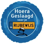 18 Inch (46 cm) De Ballonnerie Rijbewijs folie ballon