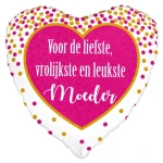 18 Inch (46 cm) De Ballonnerie Voor De Liefste Moeder folie ballon