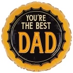 18 Inch (46 cm) Grabo Best Dad Beer folie ballon