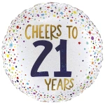 18 inch (46 cm) Grabo Cheers To ... Years folie ballonnen