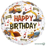 18 Inch (46 cm) Grabo Construction Equipment Birthday folie ballon