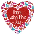 18 Inch (46 cm) Grabo Cute Hearts Valentine folie ballon