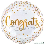 18 Inch (46 cm) Grabo Glitter Congrats folie ballon
