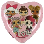 18 inch (46 cm) Grabo LOL Surprise Pink folie ballon