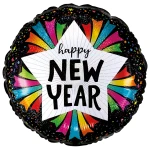 18 Inch (46 cm) Grabo New Year Star folie ballon
