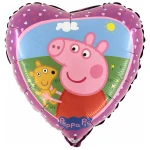 18 inch (46 cm) Grabo Peppa Pig & Teddy folie ballon