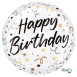 18 Inch (46 cm) Grabo Satin Birthday Streamers folie ballon