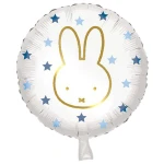 18 inch (46 cm) De Ballonnerie Nijntje Blauw folie ballon