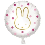 18 inch (46 cm) De Ballonnerie Nijntje Roze folie ballon
