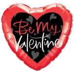 18 Inch (46 cm) Qualatex Be My Valentine Script folie ballon
