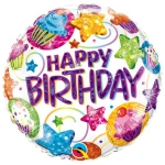 18 Inch (46 cm) Qualatex Birthday Dazzling Cupcake folie ballon