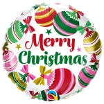 18 inch (46 cm) Qualatex Christmas Ornaments & Stars folie ballon