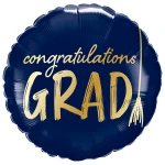 18 Inch (46 cm) Qualatex Congratulations Grad Tassel folie ballon
