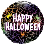18 Inch (46 cm) Qualatex Halloween Spiders & Webs folie ballon