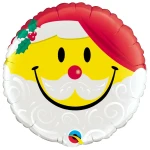 18 inch (46 cm) Qualatex Smile Face Santa folie ballon