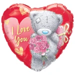 18 Inch (46 cm) Qualatex Tatty Teddy I Love You Bouquet folie ballon
