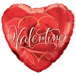 18 Inch (46 cm) Qualatex Valentine Romantic Rose folie ballon