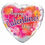 18 Inch (46 cm) Qualatex Valentine's Hearts Glow folie ballon