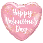 18 Inch (46 cm) Qualatex Valentine's Pink folie ballon