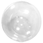 19 inch (48 cm) Grabo Globe Transparant (zonder zelfsluiter) folie ballon