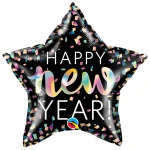 20 inch (51 cm) Qualatex New Year Iridescent folie ballon